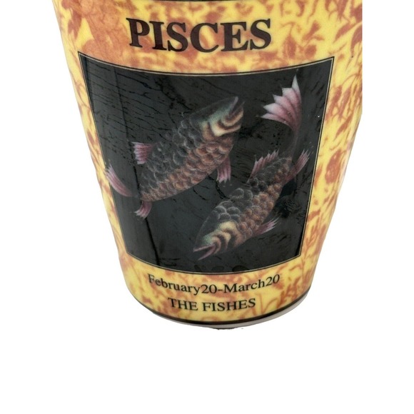 PISCES Tall Zodiac What's Your Sign Mug Large Coffee Cup Astrology Birthday Gift - Picture 2 of 10